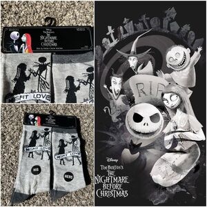 The Nightmare Before Christmas Crew Length Sock Set